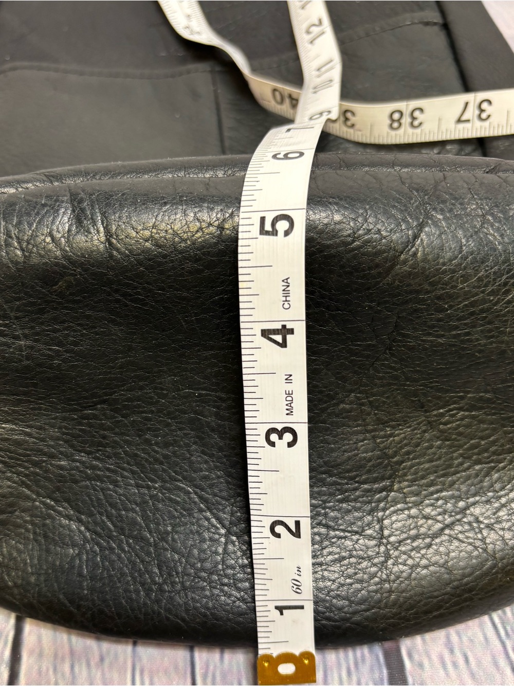 Aimee Kestenberg Tamitha Black Pebbled Leather Boho Classic Backpack Purse - Picture 13 of 15